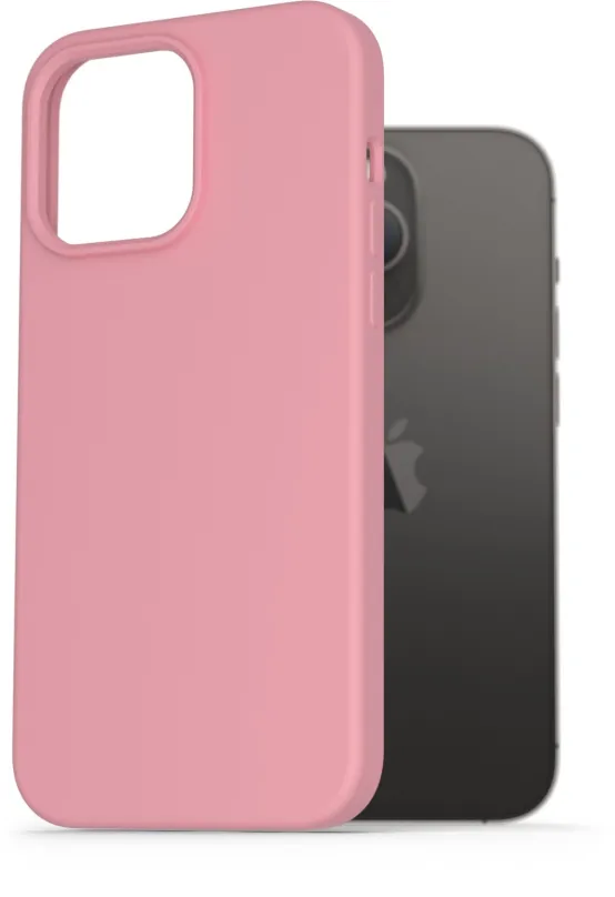 Kryt na mobil AlzaGuard Premium Liquid Silicone Case pre iPhone 14 Pro Max ružové