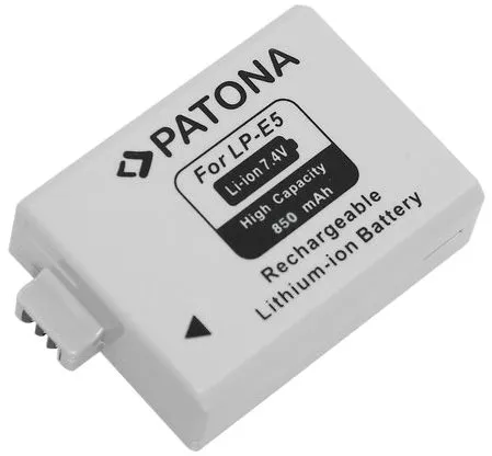 Batérie pre fotoaparát Paton pre Canon LP-E5 850mAh Li-Ion