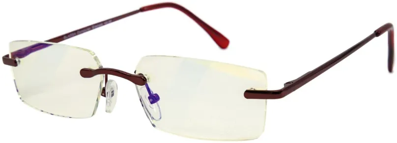 Okuliare na počítač GLASSA Blue Light Blocking Glasses PCG 06, dioptria: +1.50 červená