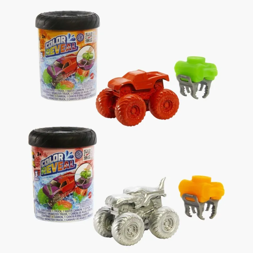 Hot Wheels Monster Trucks Color Reveal 2ks, Mattel HJH53