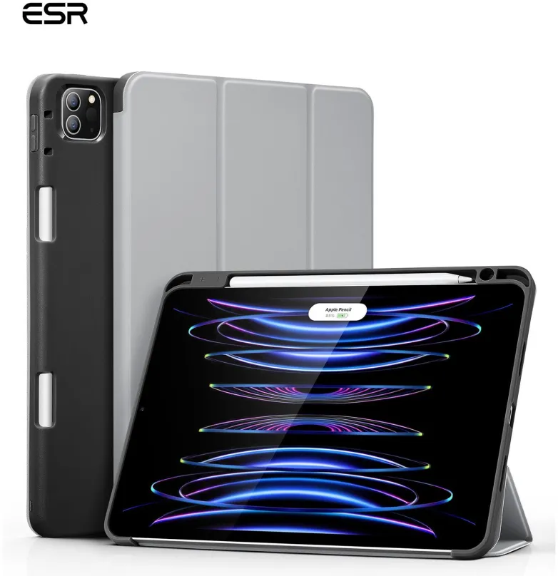 Púzdro na tablet ESR Rebound Pencil Case Grey iPad Pro 11" (2022/2021)