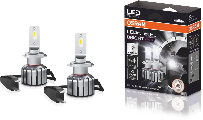 LED autožiarovka OSRAM LEDriving HL BRIGHT +300% "H7/H18" 12V