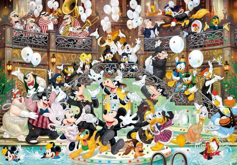 Puzzle Clementoni Puzzle Disney gala 6000 dielikov