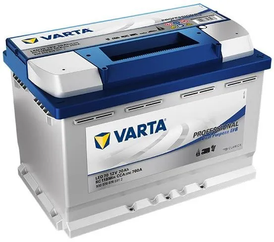 Trakčná batéria VARTA LED70, batéria 12V, 70Ah