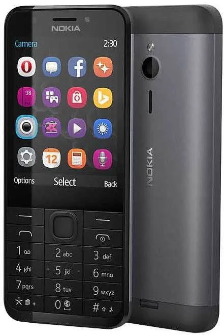 Mobilný telefón Nokia 230 čierna Dual SIM