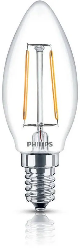 LED žiarovka Philips LED Classic 2,3-25W, E14, 2700K, Číra