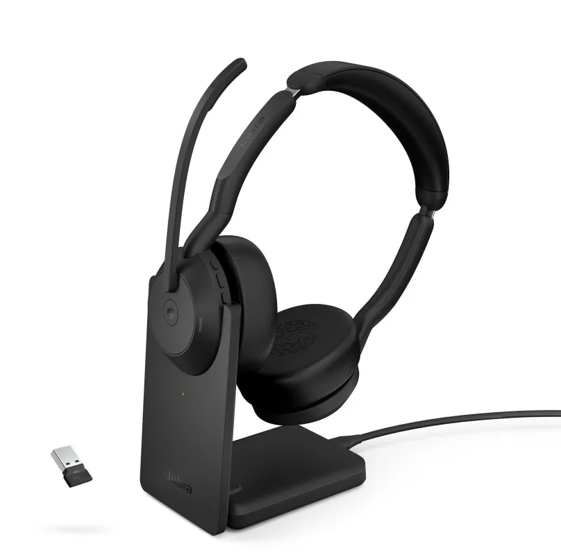 Bezdrôtové slúchadlá Jabra Evolve2 55 LINK380A MS Stereo STAND