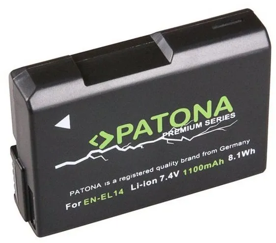 Batérie pre fotoaparát Paton pre Nikon EN-EL14 1100mAh Li-Ion Premium