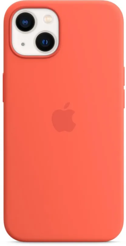 Kryt na mobil Apple iPhone 13 Silikónový kryt s MagSafe nektárinkový