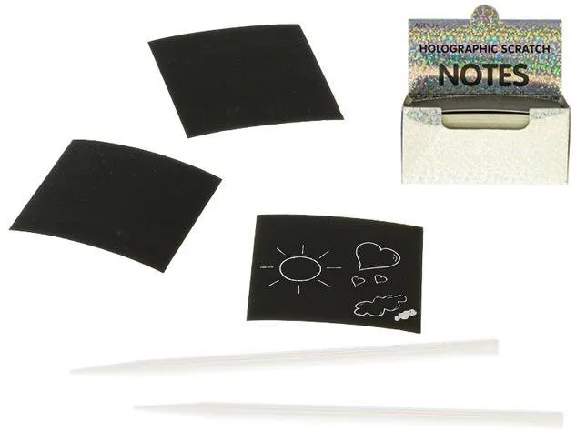 Vzdelávacia hračka Kreatívna súprava 100ks 8,5x8,5cm škrabacie papiere s perom (2ks) v krabičke