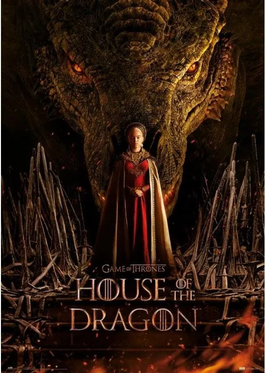 Plagát House of the dragon - Rod draka - Rhaenyra Targaryen - plagát