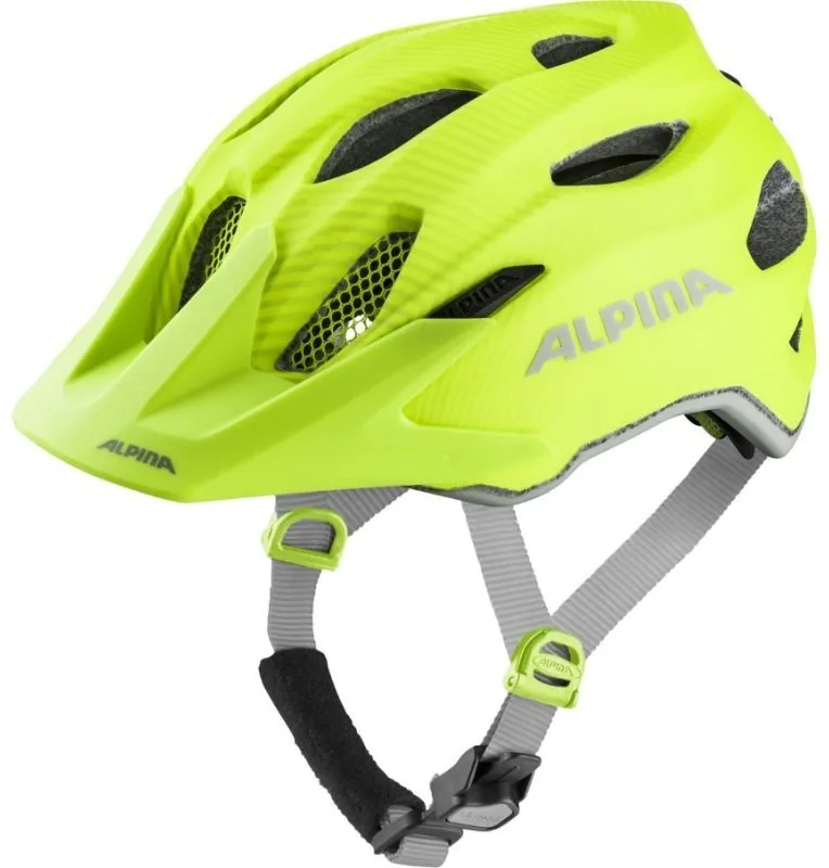 Helma na bicykel Alpina Carapax Jr. Flash Be Visible Matt 51-56 cm