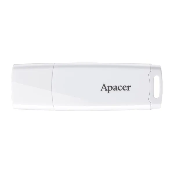 Apacer USB flash disk, USB 2.0, 64GB, AH336, biely, AP64GAH336W-1, USB A, s krytkou