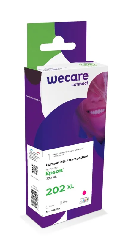 WECARE ARMOR ink kompatibilný s EPSON C13T02H340, červená/magenta