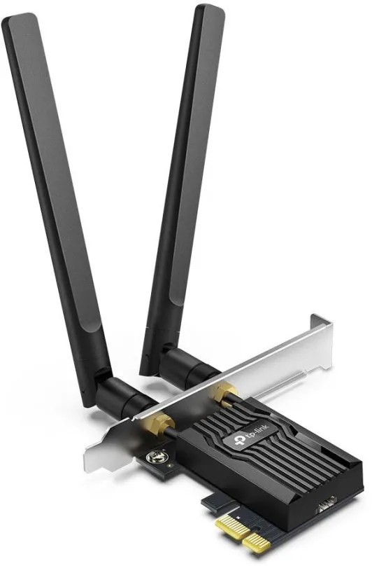 WiFi sieťová karta TP-Link Archer TX55E, AX3000 Wi-Fi 6 Bluetooth PCIe Adapter