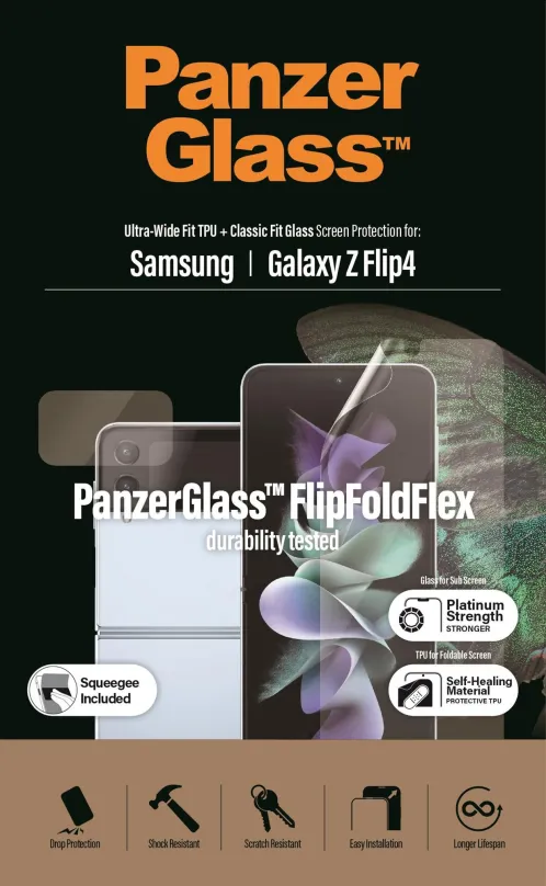 Ochranné sklo PanzerGlass Samsung Galaxy Z Flip 4 TPU fólia + sklo