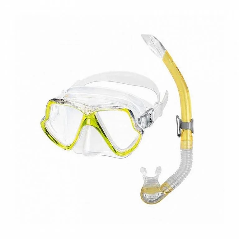 Potápačská sada Mares Potápačský set maska a šnorchel Wahoo, žltá