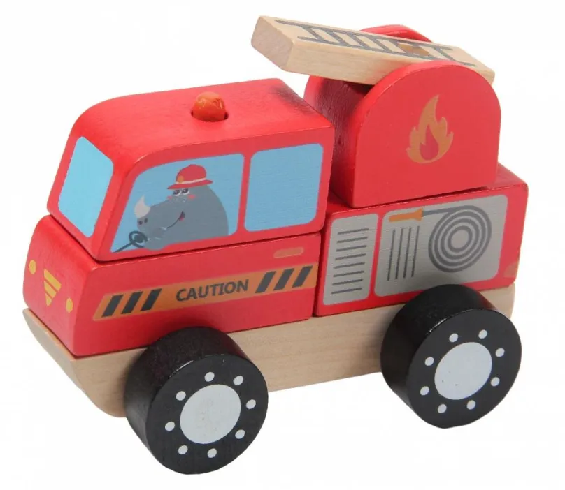Auto Hope Toys Drevené hasičské autíčko