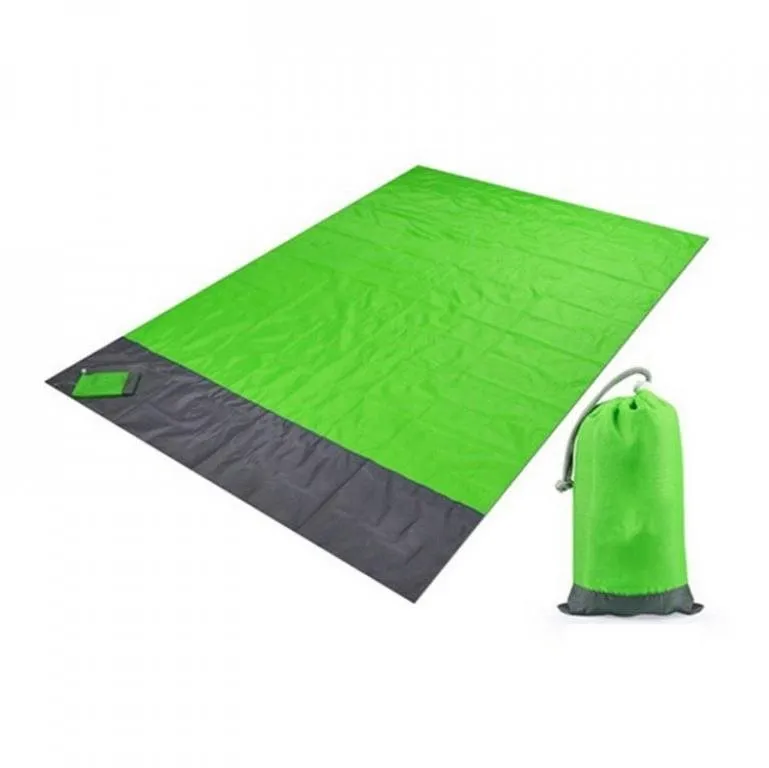 Pikniková deka Alum Magická podložka na pláž 210x200cm - zelená, 210x200cm