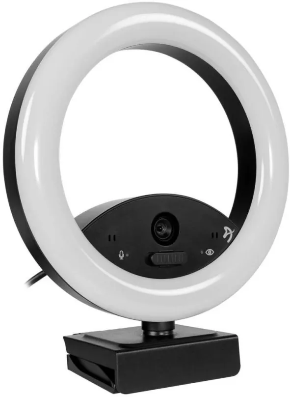 Webkamera AROZZI Occhio Ring Light True Privacy, s rozlíšením Full HD (1920 × 1080 px), fo