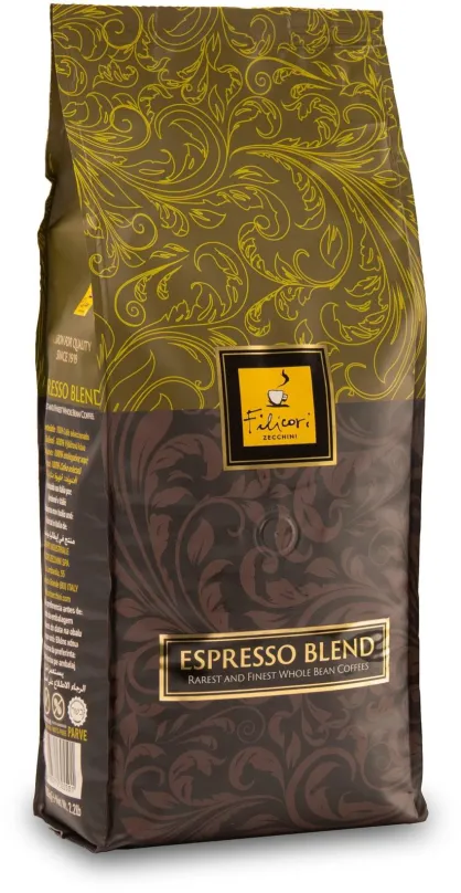 Káva Filicori Zecchini Espresso Blend, zrnková káva, 1kg, zrnková, zmes kávových odrôd,