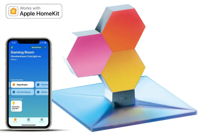 Cololight PLUS – smart Wi-Fi osvetlenie, základňa s 3 blokmi, HomeKit verzia