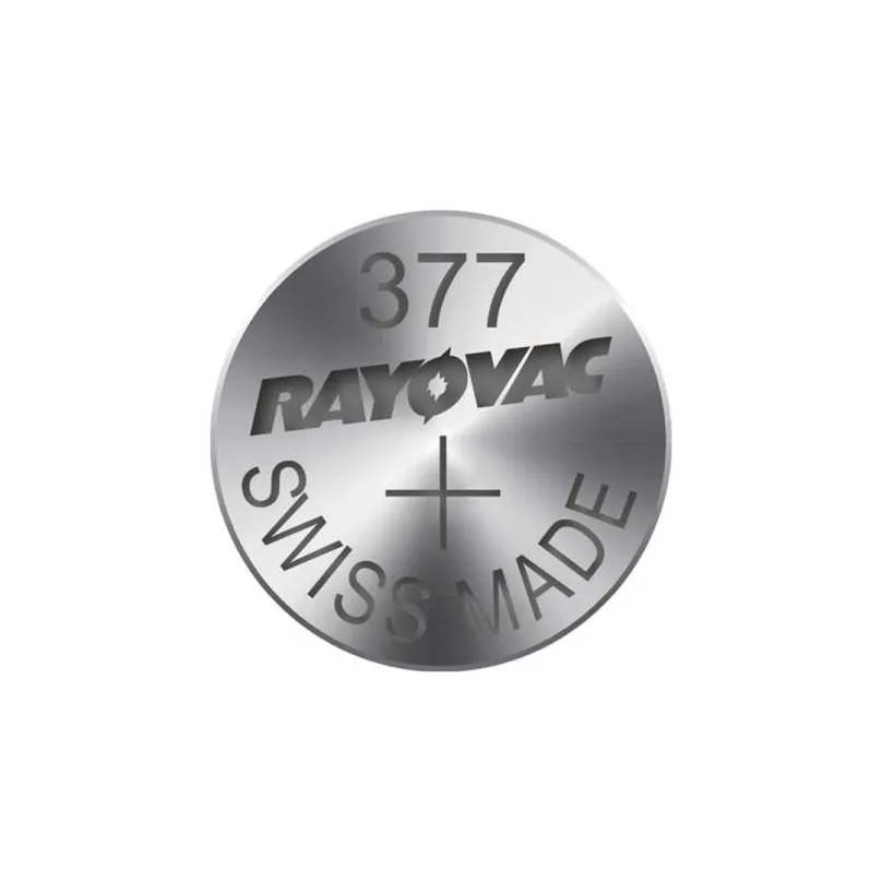 Alkalická batéria RAYOVAC 377 - SR626SW (SR66, SR626, SB-AW, GP377)