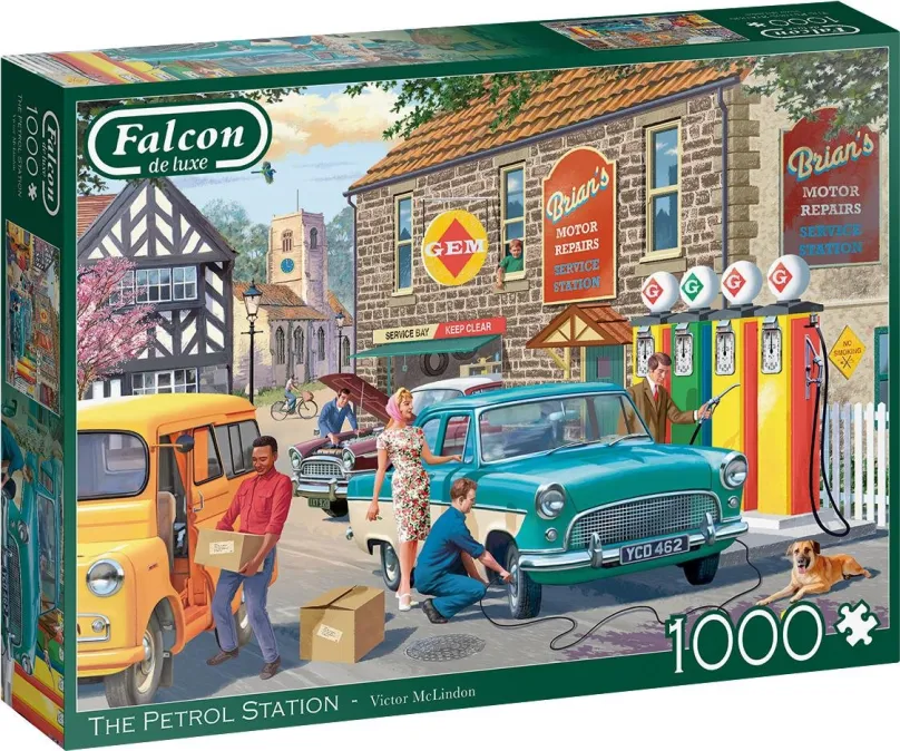 Puzzle Falcon Puzzle Benzínová pumpa 1000 dielikov