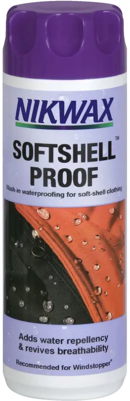 Impregnácia NIKWAX Softshell Proof Wash-in 300 ml (3 prania)