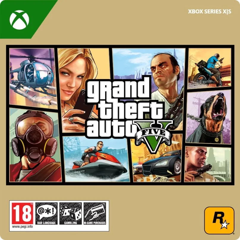 Hra na konzole Grand Theft Auto V (GTA 5) - Xbox Series X|S Digital