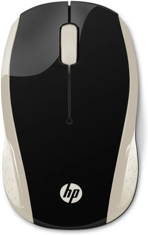 Myš HP Wireless Mouse 200 Silk Gold, bezdrôtová, optická, symetrická, pripojenie cez USB,