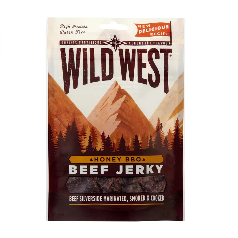 Sušené mäso Wild West Beef Jerky Honey BBQ 25g