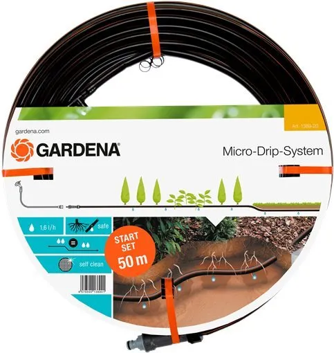 Záhradná hadica Gardena MDS-kvapkacia hadica podzemná, 50 m + základný prístroj 1000
