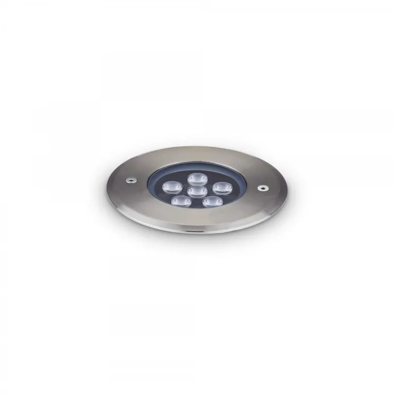 Ideal Lux 255668 LED vonkajšie zápustné bodové svietidlo Floor 1x6W | 780lm | 3000K | IP67 - oceľ