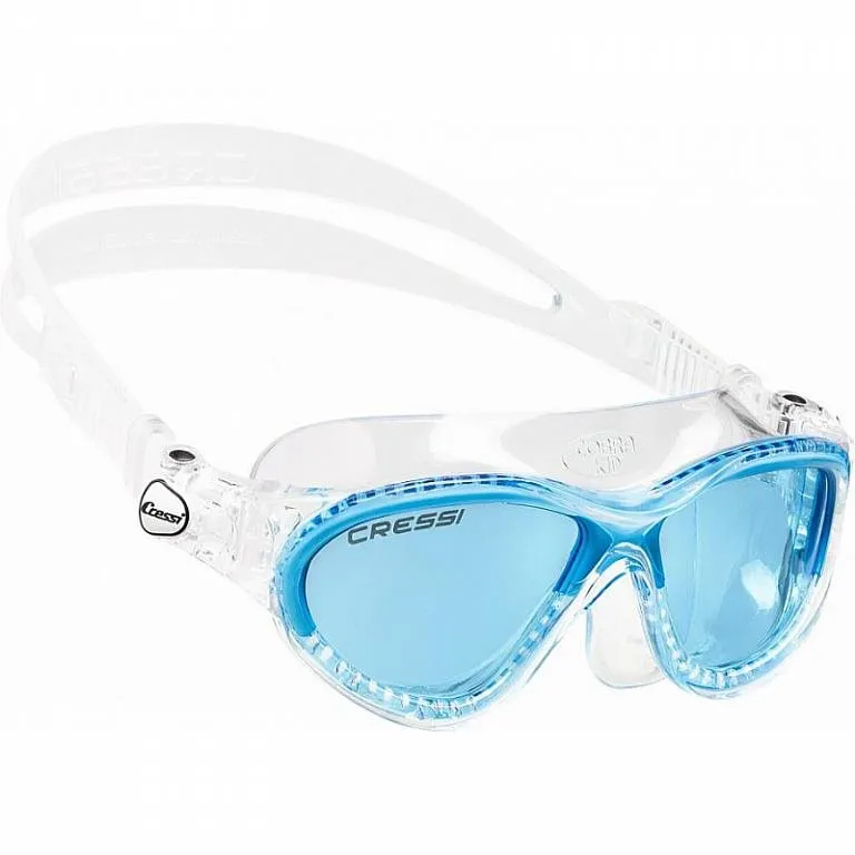 Plavecké okuliare Cressi MINI COBRA, detské, 7-15 rokov modré / modré sklá