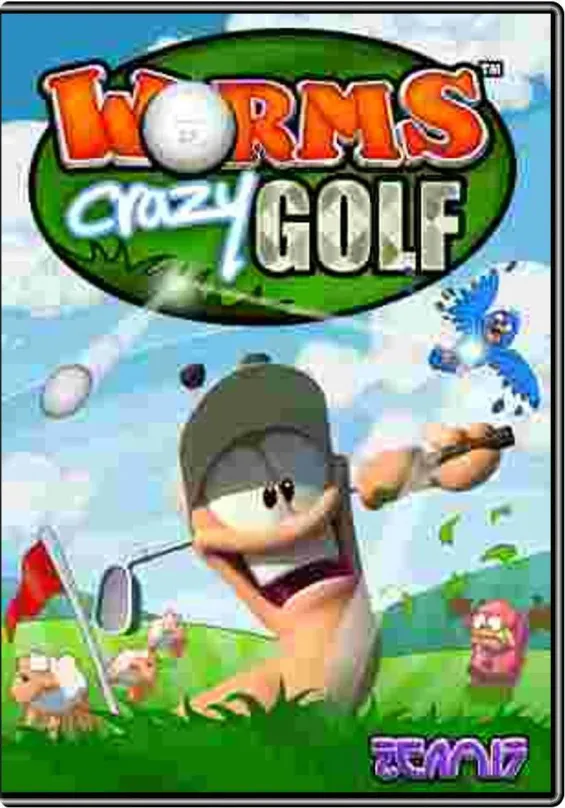 Hra na PC Worms Crazy Golf, elektronická licencia, kľúč pre Steam, žáner: stratégia, šport
