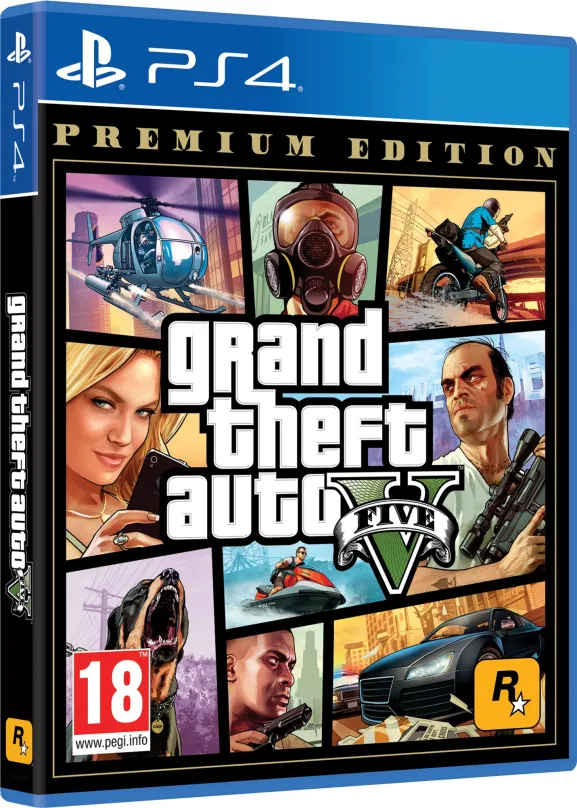 Hra na konzole Grand Theft Auto V (GTA 5): Premium Edition - PS4