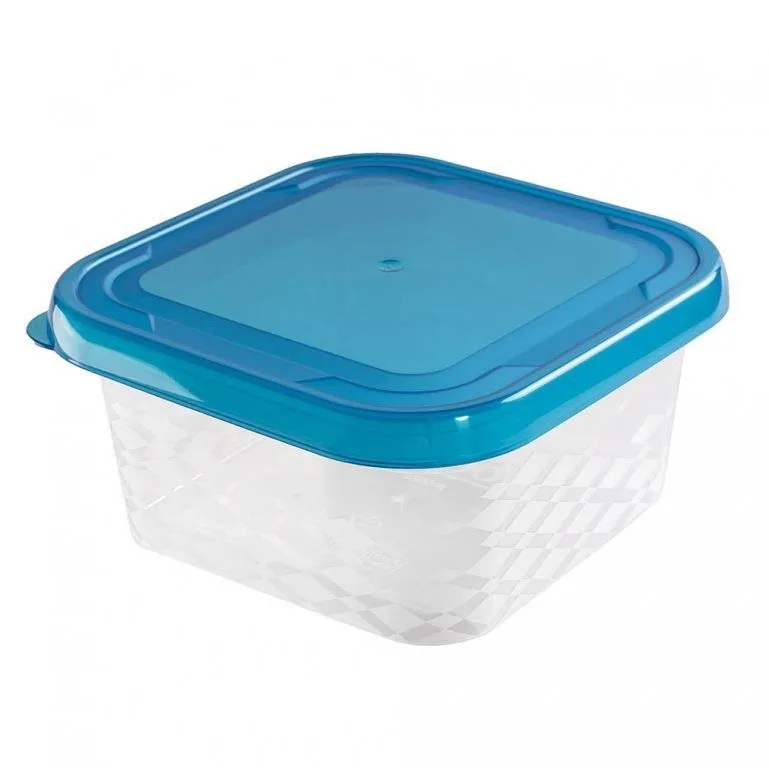 Dóza Branq Dóza na potraviny Blue box 0,45 l - štvorcová