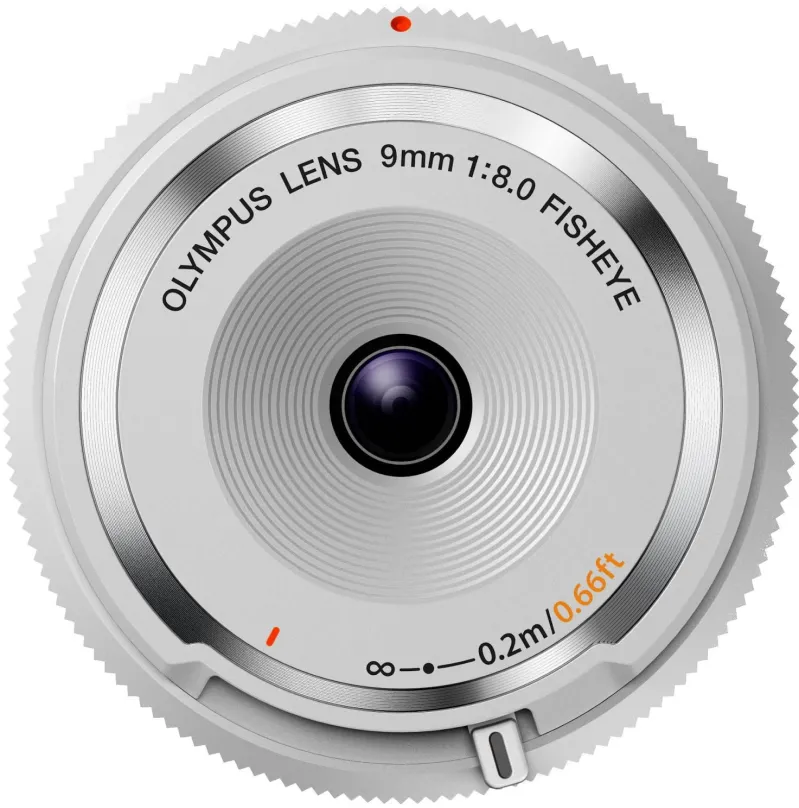 Objektív M. ZUIKO DIGITAL BCL 9mm f / 8.0 rybie oko biely