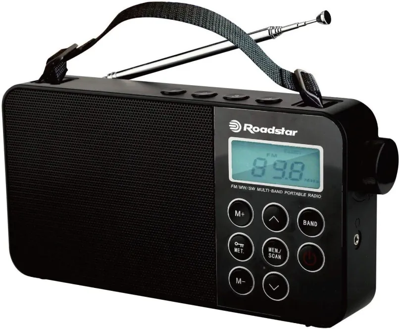 Rádio Roadstar TRA-2340PSW, prenosné, AM, FM a SW tuner, výkon 1 W, displej súčasťou, bate