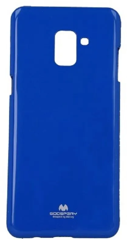 Puzdro na mobil Mercury Samsung A8 Plus 2018 silikón modrý 28260