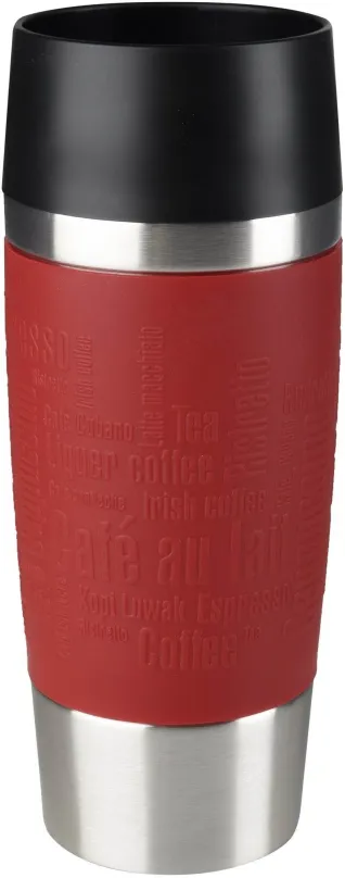 Termohrnček Tefal Cestovný hrnček 0.36l TRAVEL MUG červený / nerez