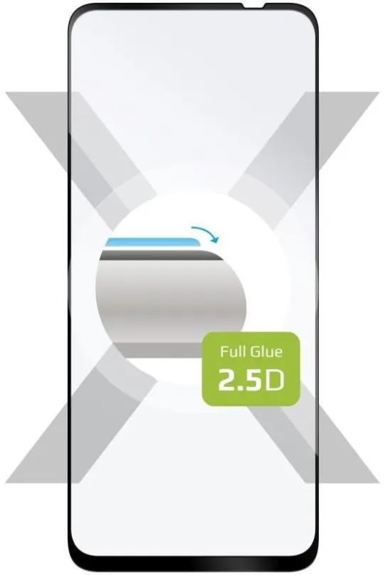 Ochranné sklo FIXED FullGlue-Cover pre Motorola Moto G73 5G čierne