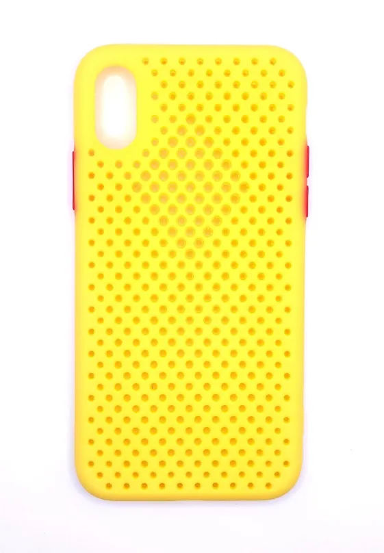 Kryt na mobil Tel Protect Breath kryt pre iPhone X/XS žltý