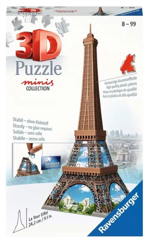 RAVENSBURGER 3D puzzle Mini Eiffelova veža 54 dielikov