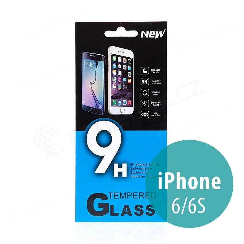 Tvrdené sklo (Tempered Glass) pre Apple iPhone 6 / 6S - na prednú stranu - 0,33mm