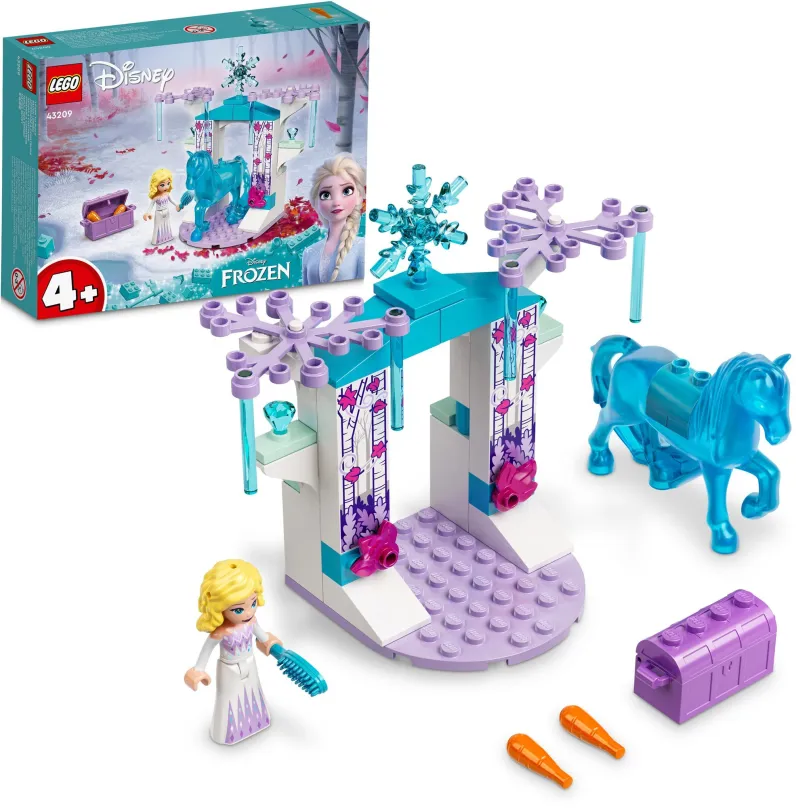 LEGO stavebnica LEGO® I Disney Ľadové kráľovstvo 43209 Ľadová stajňa Elsy a Nokka