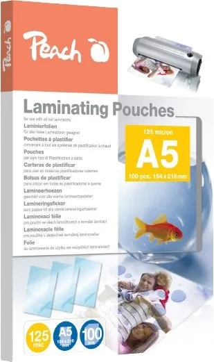 Laminovacie fólie PEACH PP525-03 A5/250 lesklé - balenie 100 ks