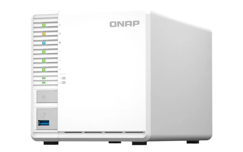 NAS QNAP TS-364-4G, externý box pre 3x 3,5", SSD + HDD, CPU Intel Celeron 2,9 GHz, 3,