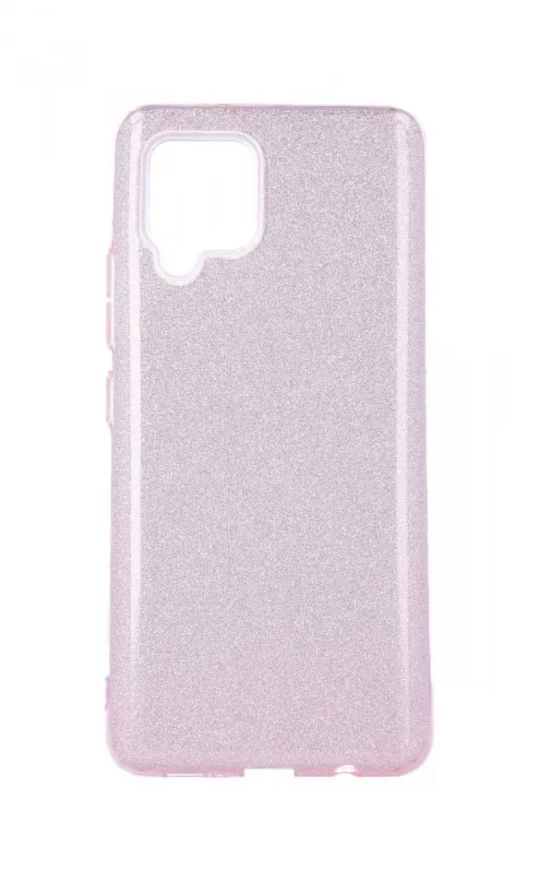Kryt na mobil TopQ Samsung A42 glitter ružový 55355